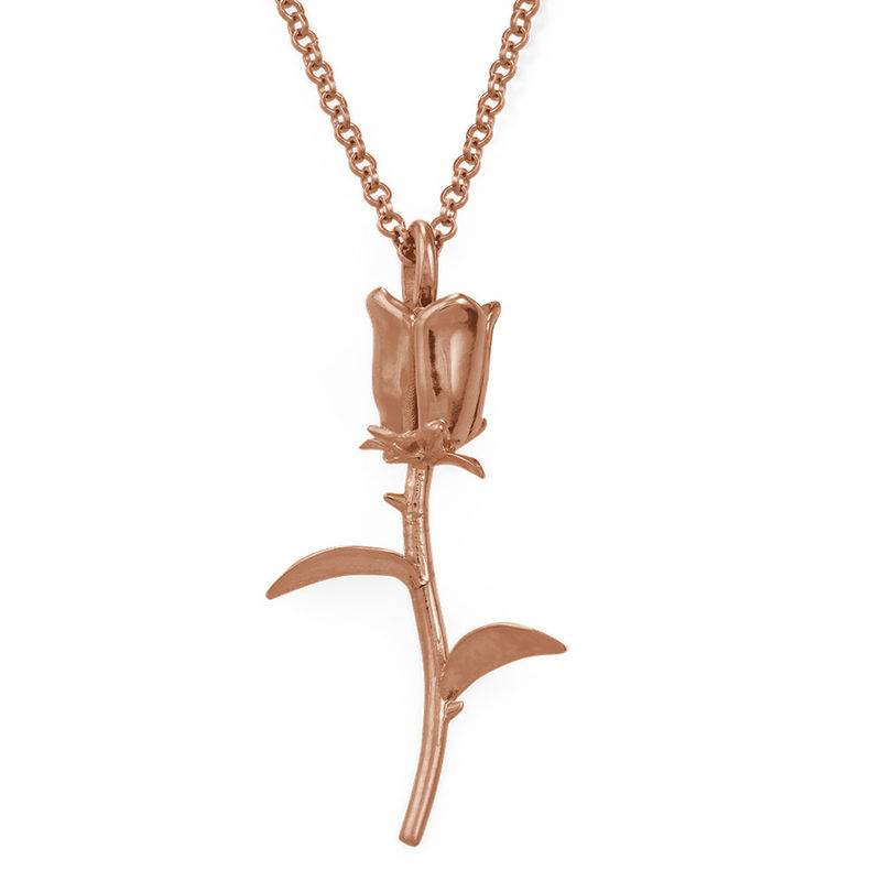 Forever Rose Necklace - Rose Gold Plated