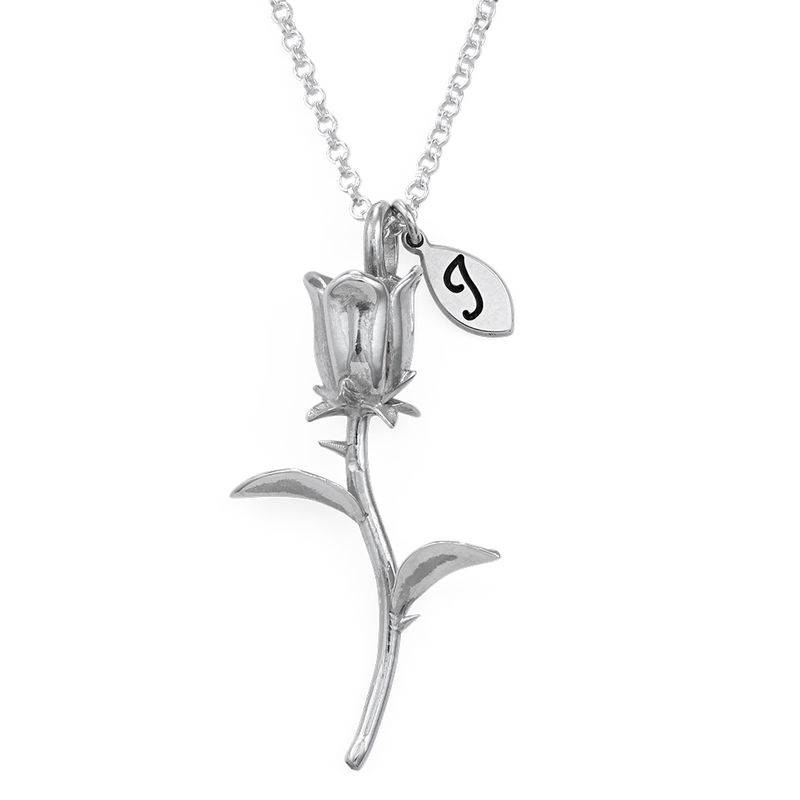 Forever Rose Necklace - Silver