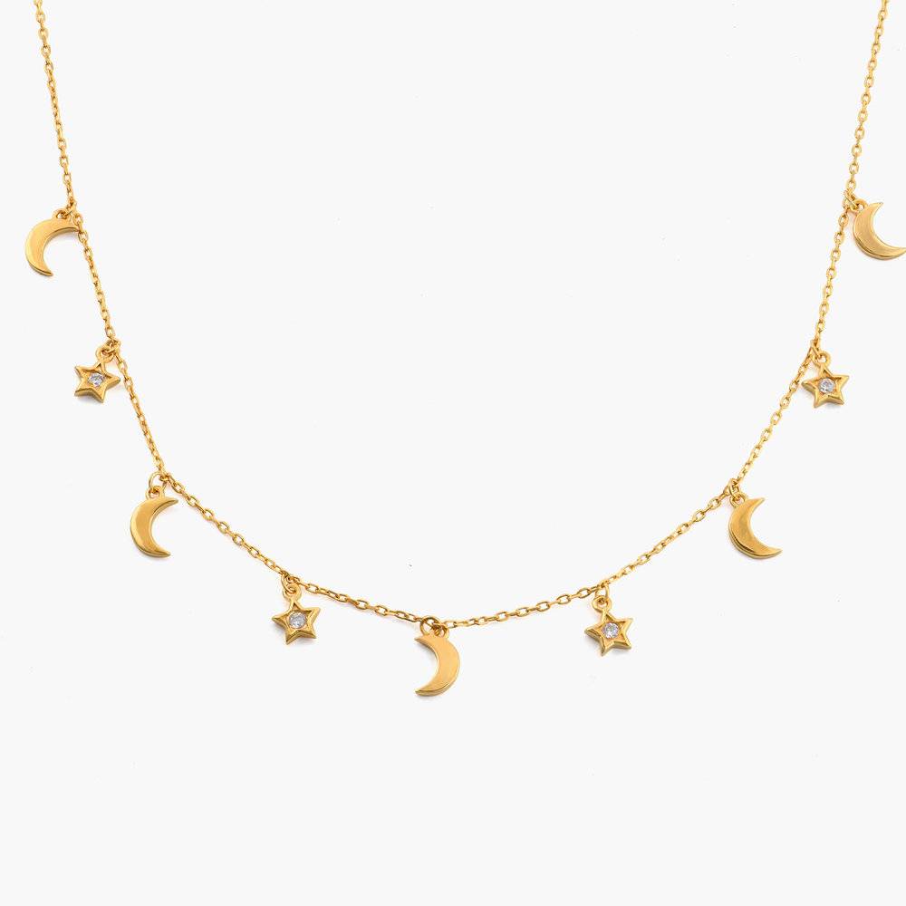To the Moon and Back Necklace - Gold Plated
