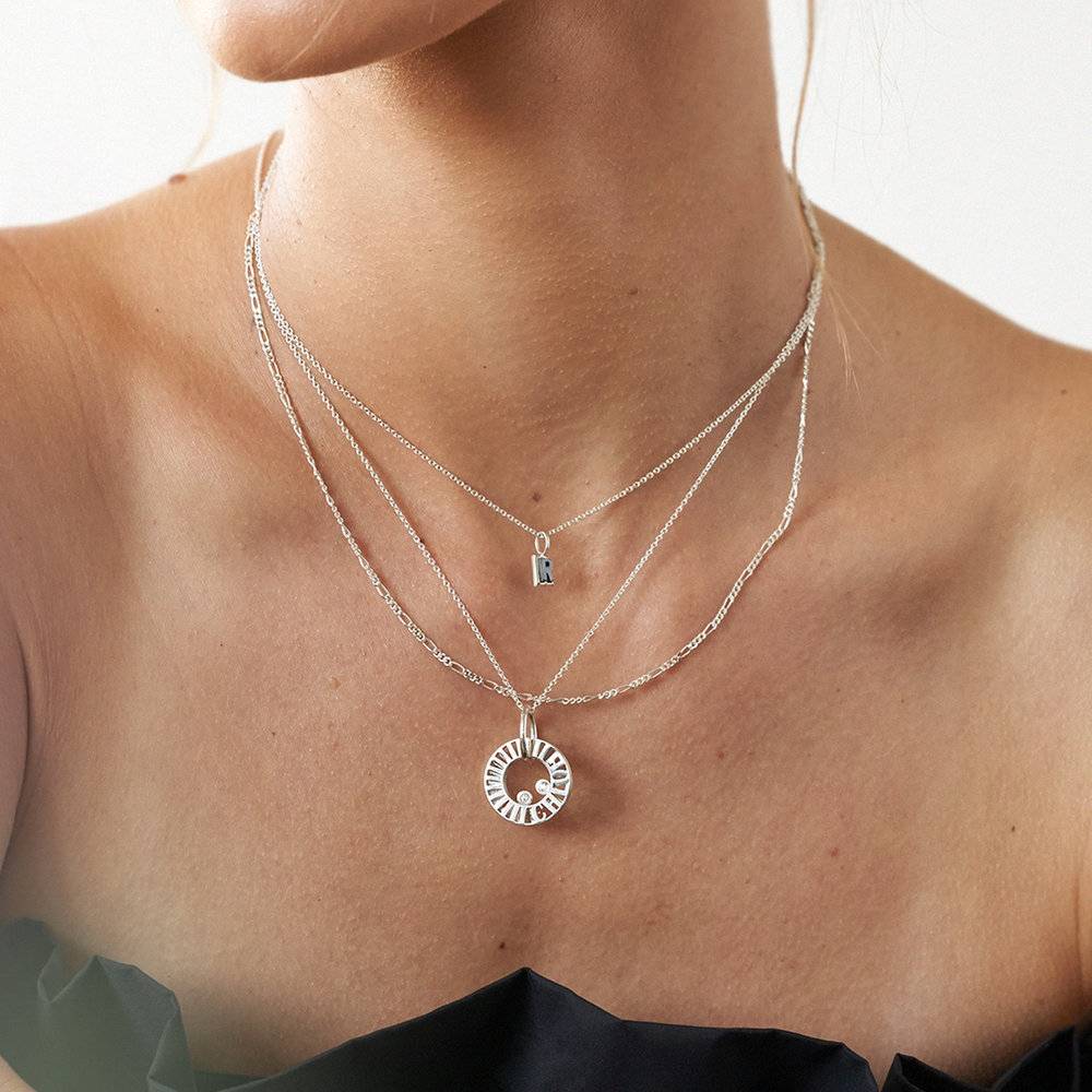 Tokens of Love Necklace with Diamond - Silver
