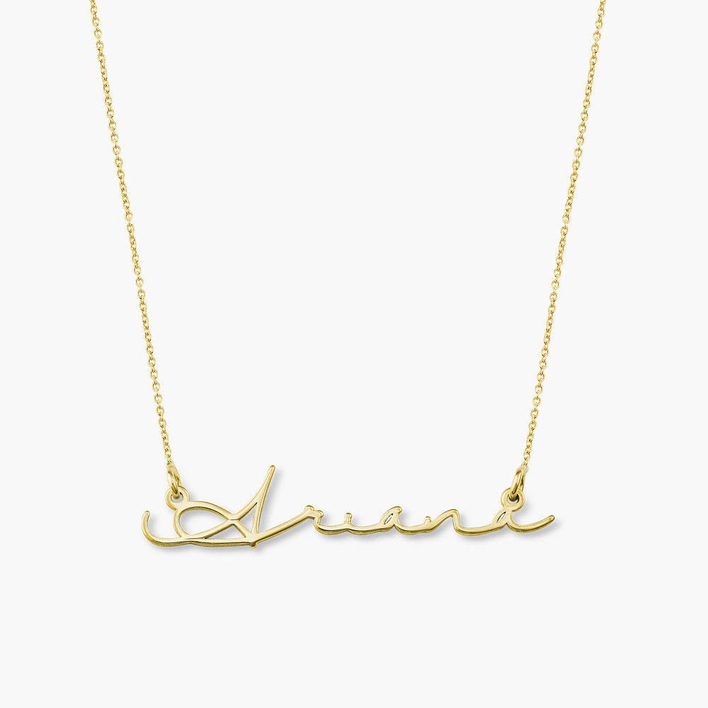 Mon Petit Name Necklace - Vermeil Gold Plated