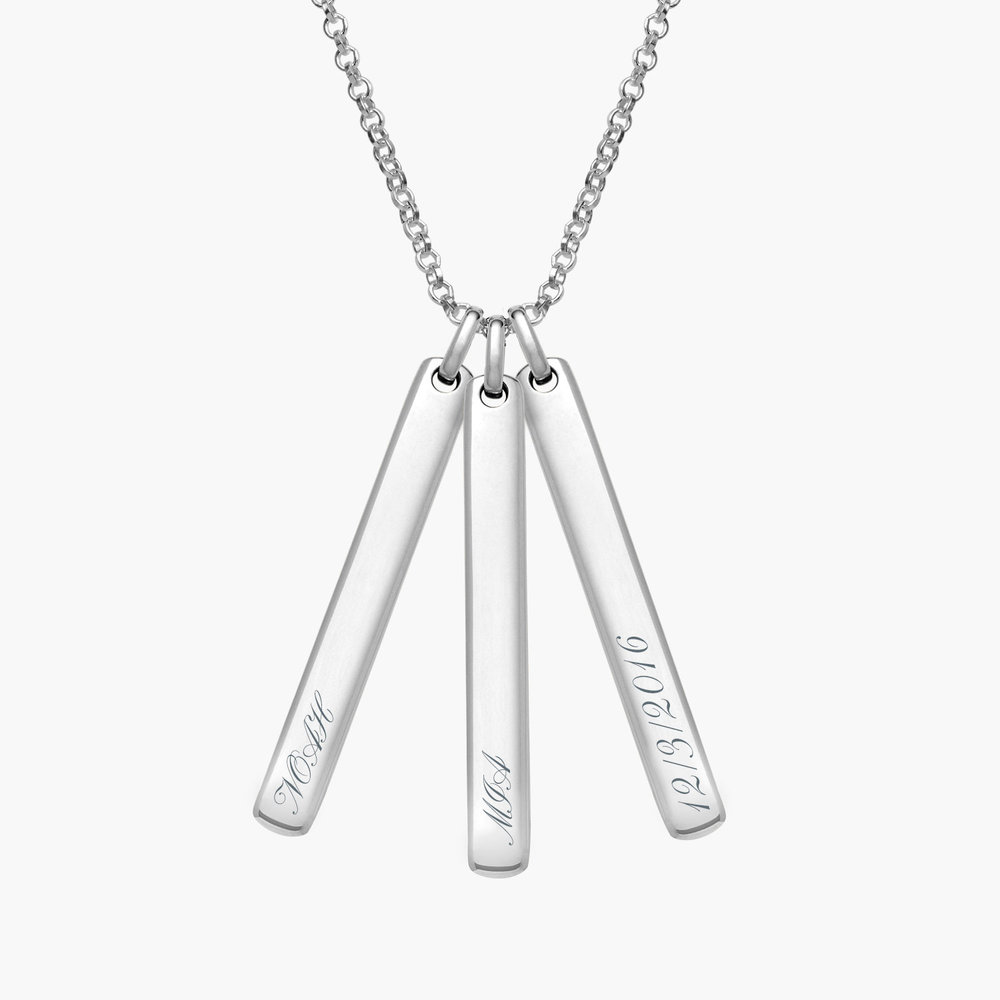 Luna Bar Necklace - Silver - 2