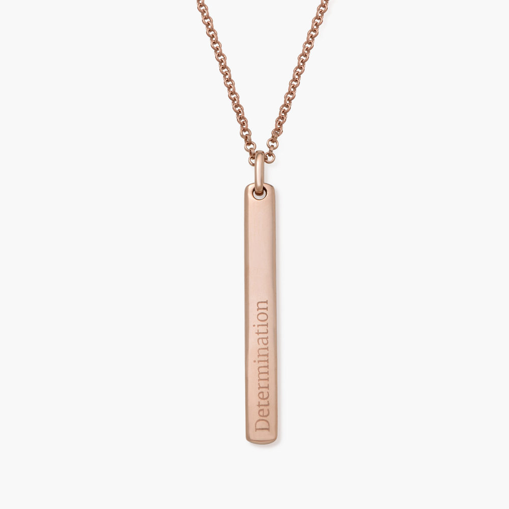 Luna Bar Necklace - Rose Gold Plated product photo