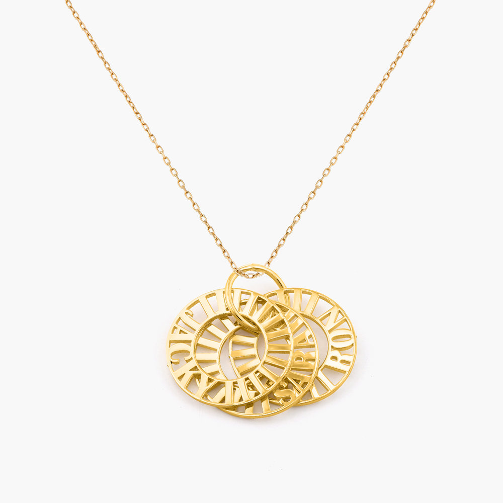 Tokens of Love Necklace - 14K Solid Gold - 1 product photo