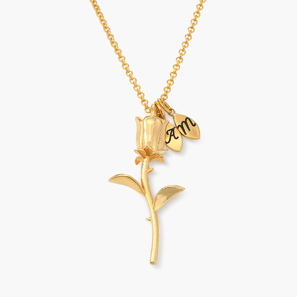 Forever Rose Necklace - Gold Plated - 1