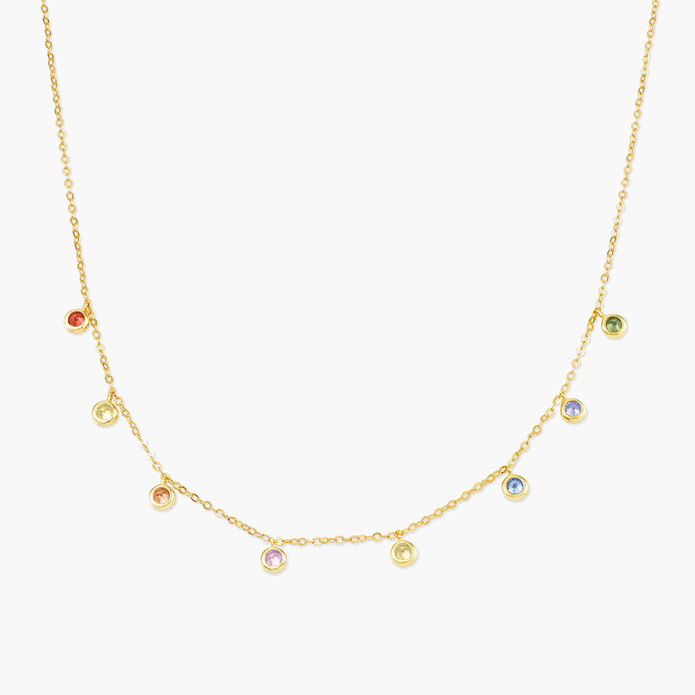 Rainbow Necklace - Gold Plated
