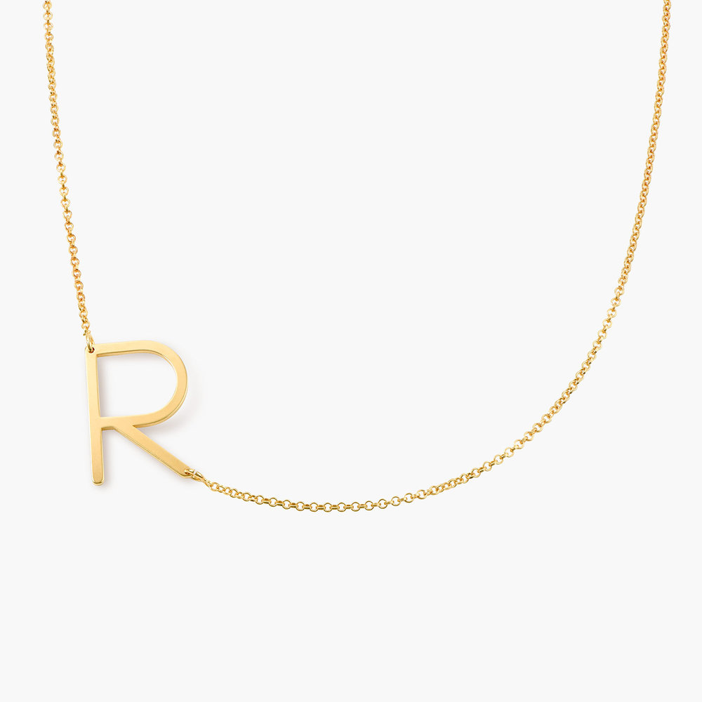 Initial Necklace - Gold Plated