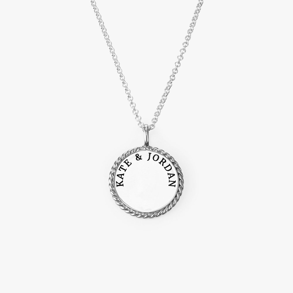 Cosmic Cable Pendant Necklace - Sterling Silver - 1