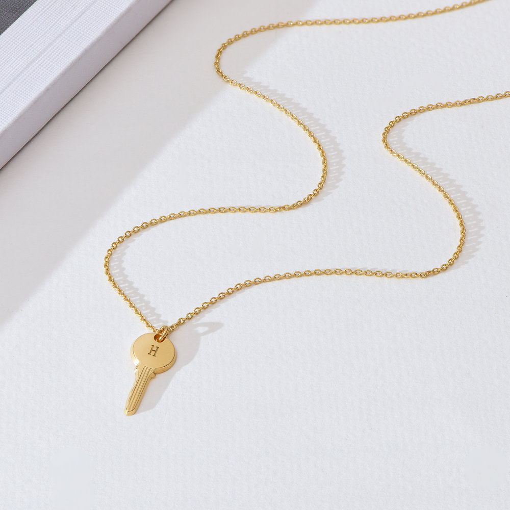 The key necklace - Gold Plating - 1 product photo