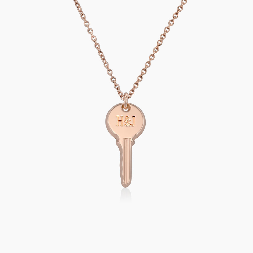 The key necklace - Rose Gold Plating product photo