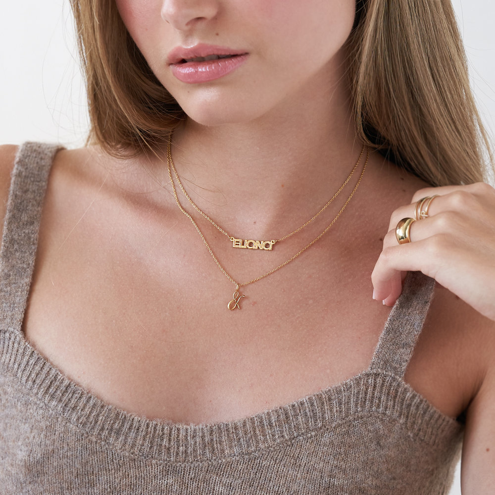 Bonnie Name Necklace - Gold Plated - 2