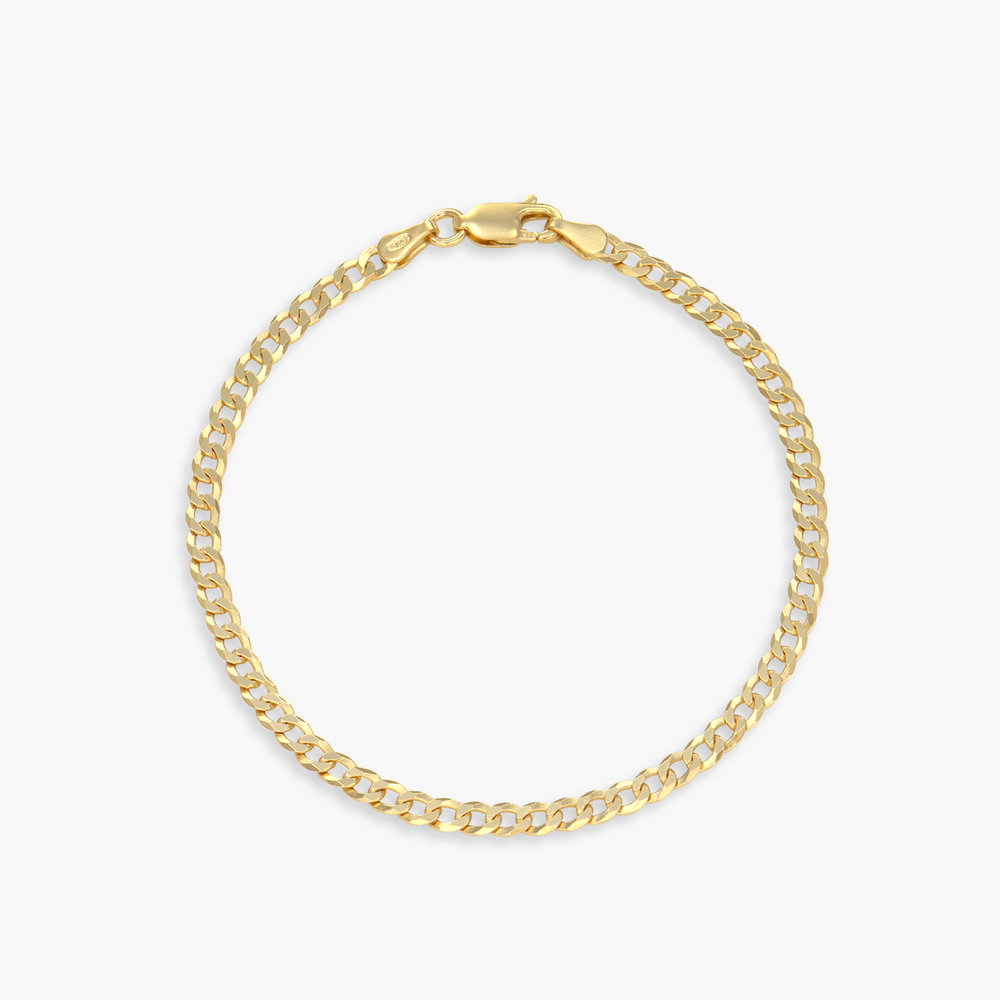 Bold Curb Chain Bracelet - Gold Vermeil