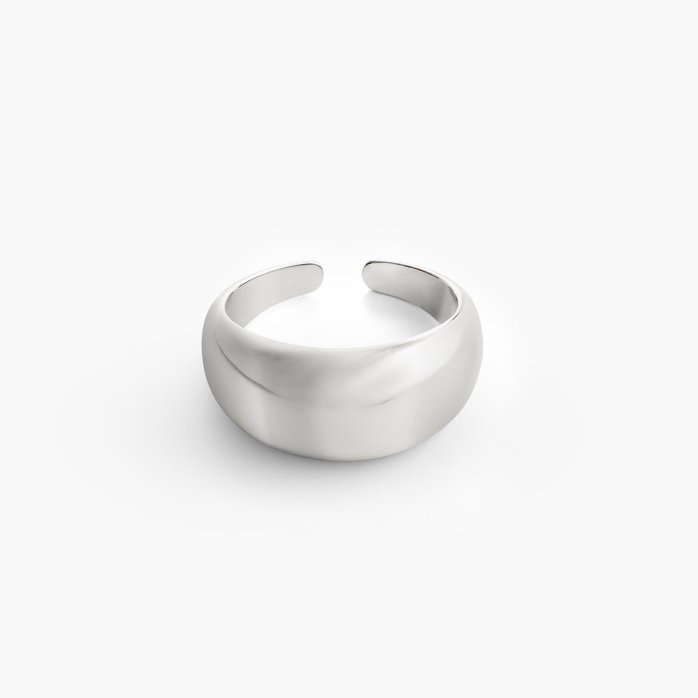 Dome Open Ring - Sterling Silver