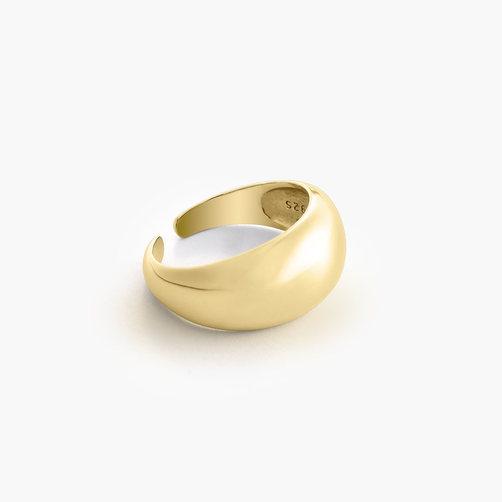 Dome Open Ring - Gold Plating - 1