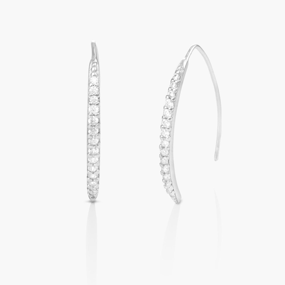 Harper Dangle Earrings - Silver