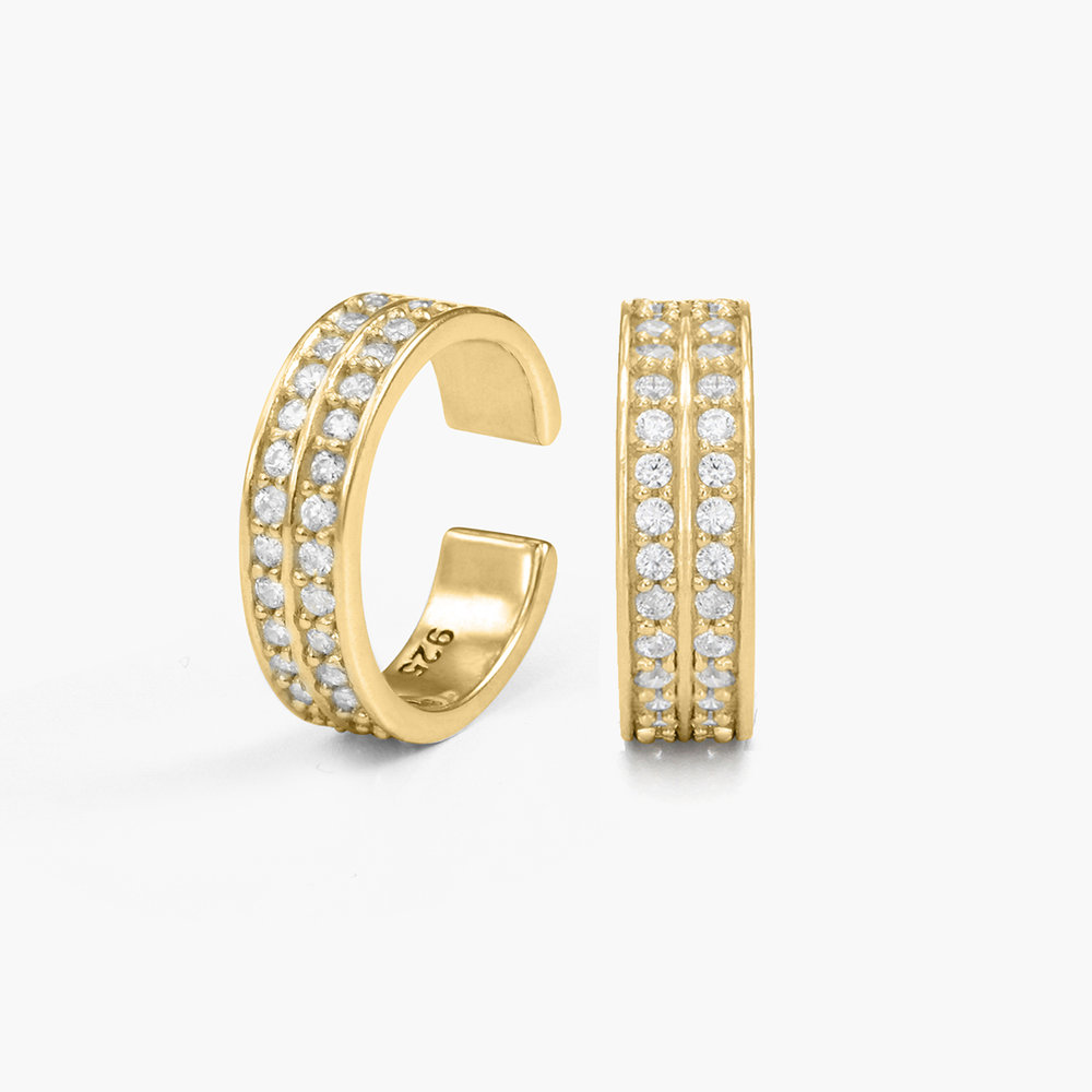 Capri Cuff  Earrings - Gold Plated