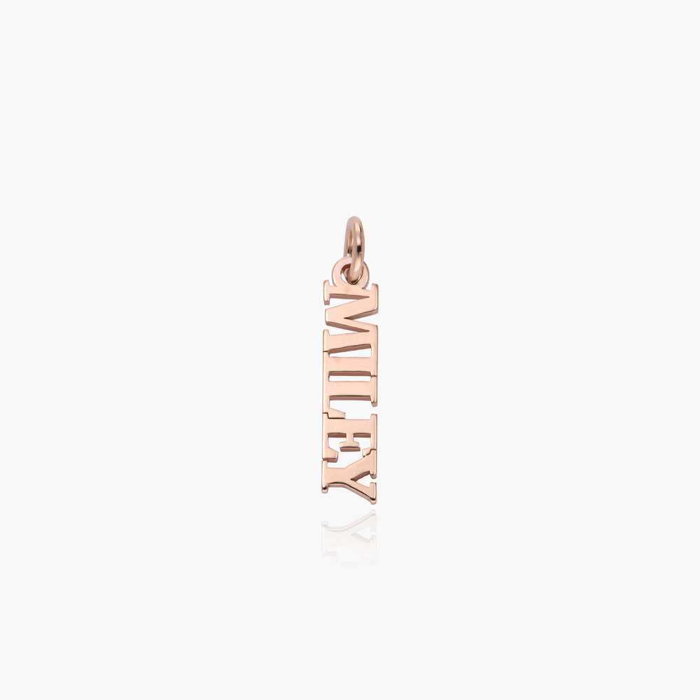 Personalized Charm- Rose Gold Vermeil