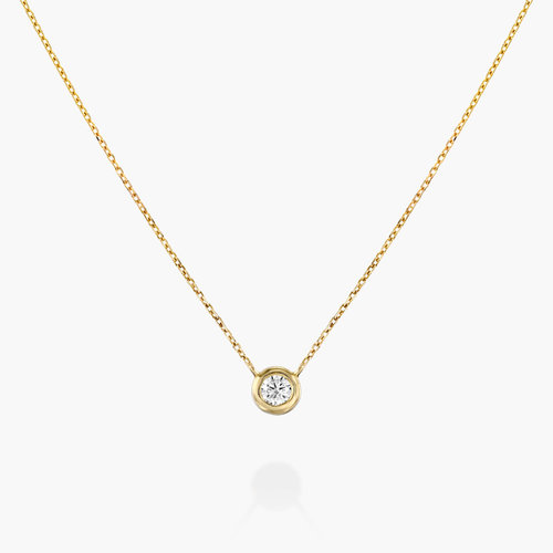 Juno Diamond Necklace - Gold Vermeil product photo