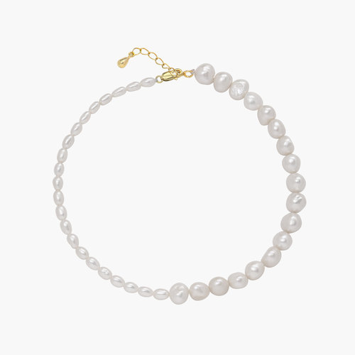 Kai Genuine Pearl Bracelet/Anklet - Gold Plated product photo
