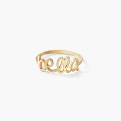 Pixie Name Ring - Vermeil product photo
