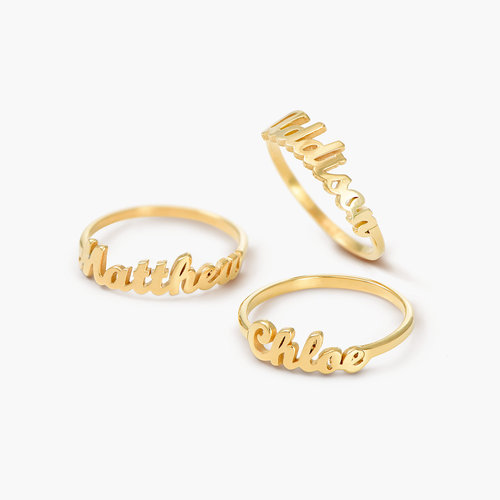 The One Name Ring - Gold Plated product photo