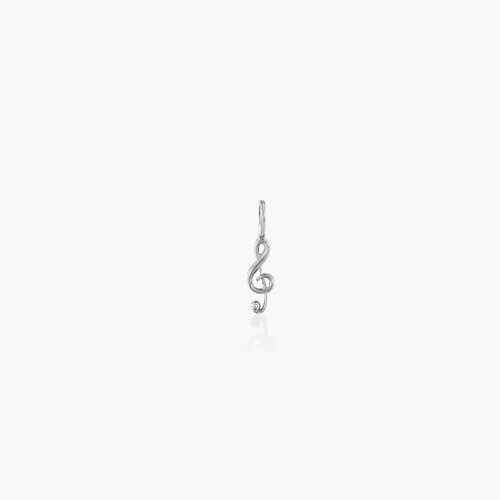 Treble Clef Charm - Silver product photo